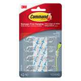 3M Command Small Cord Clip 3/4 in. L 8 pk Plastic