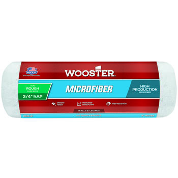 Wooster Microfiber 9 in. W X 3/4 in. S Paint Roller Cover 1 pk