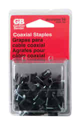 Secures RG-59 and RG-6 coaxial cable