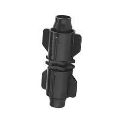 Raindrip Drip Irrigation Stretch and Lock Coupler 1 pk Plastic