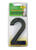 Hy-Ko 4 in. Metal 2 Number Nail-On Bronze