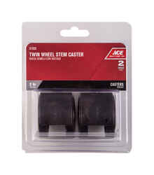 Ace 2 in. Dia. Swivel Twin Caster 75 lb. 2 pk