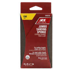 Ace 5 in. L X 3 in. W X 1 in. T 120 Grit Fine Extra Large Sanding Sponge