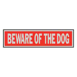 Hy-Ko English 2 in. H x 8 in. W Sign Aluminum Beware of Dog