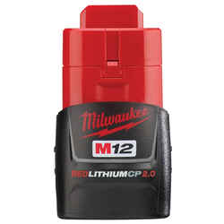 Milwaukee M12 REDLITHIUM CP 12 V 2 Ah Lithium-Ion Battery Pack 1 pc