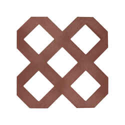 Master Mark 48 in. W x 96 in. L Plastic Adobe Lattice Panel