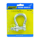 Seachoice Galvanized 11.5 in. L x 1/2 in. W 1 pc. Shackle Steel