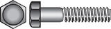 HILLMAN 3/8 in. Dia. x 3 in. L Zinc Plated Steel Hex Bolt 50 box