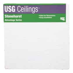 USG Ceilings 23.75 in. W x 0.5625 in. L Mineral Fiber Square Edge Ceiling Tile