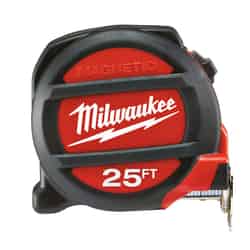 Milwaukee 25 ft. L x 1.5 in. W Premium 2 pk Tape Measure Red