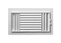 Deflect-O Jordan 6 in. H 3-Way White Ceiling Register Plastic