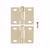 Ace 2.75 in. W X 2 in. L Bright Brass Brass Narrow Hinge 2 pk