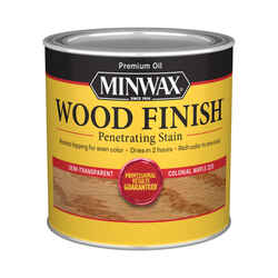 Minwax Wood Finish Semi-Transparent Colonial Maple Oil-Based Wood Stain 0.5 pt