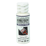 Homefront Metallic Pearl White Hobby Paint 2 oz