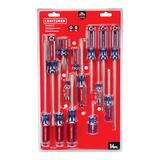 Craftsman 14 pc. Screwdriver Set Steel 16 in.