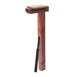 Gibraltar Mailboxes  43.3 in. Natural  Red  Cedar  Mailbox Post 