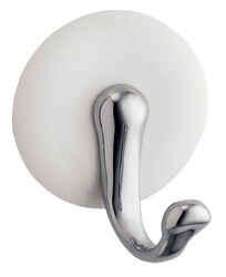 InterDesign Chrome Metal Medium Hook 2 pk Chrome