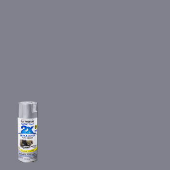 Rust-Oleum Painter's Touch Ultra Cover Satin Spray Paint 12 oz. Aluminium