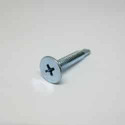 Ace 10-24 Sizes x 1-1/4 in. L Wafer Head Zinc-Plated Phillips Self- Drilling Screws 1 lb. Steel