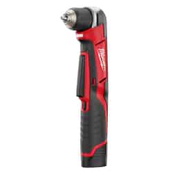 Milwaukee M12 12 volt 3/8 in. Cordless Right Angle Drill/Driver Kit 800 rpm 1 speed