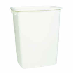 Rubbermaid 36 qt. Rectangular Bisque Wastebasket