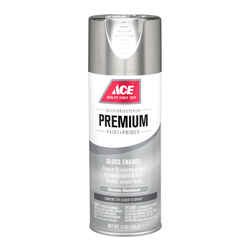 Ace Premium Gloss Enamel Spray Paint 12 oz. Chrome Aluminium