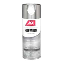 Ace Premium Gloss Enamel Spray Paint 12 oz. Chrome Aluminium