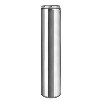 Selkirk Sure-Temp 6 in. Dia. x 6 in. L Stainless Steel Chimney Pipe