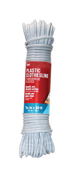 Ace 50 ft. L White Plastic Clothesline White