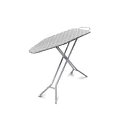 Homz 36 in. H Ironing Board with Iron Rest Pad Included Steel