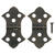 Ace 1-5/16 in. W X 2-1/4 in. L Antique Brass Brass Decorative Hinge 2 pk