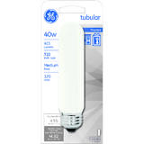 GE Lighting 40 watts T10 Incandescent Bulb 415 lumens Warm White 1 pk Tubular