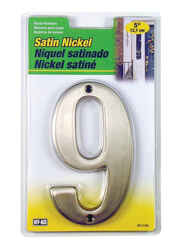 Hy-Ko 5 in. Silver Number 9 Nail-On Nickel