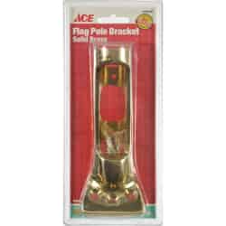 Ace 9 in. L Flag Pole Bracket Bright