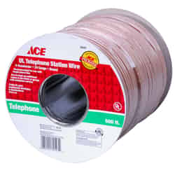 Ace 500 ft. L Telephone Station Wire Ivory