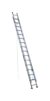 Werner 32 ft. H X 17.33 in. W Aluminum Extension Ladder Type II 225 lb