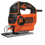 Black and Decker 3-7/16 in. Corded Keyless Orbital Jig Saw 5 amps 120 volt 3000 spm