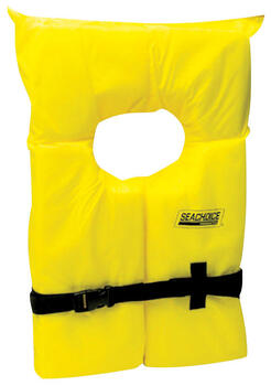 Seachoice Adult Life Vest US Coast Guard Approved Extra-Large