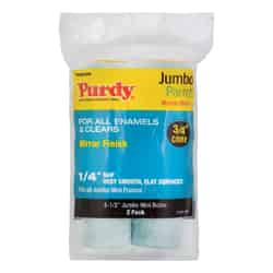 Purdy Parrot Mohair Blend 4.5 in. W X 1/4 in. S Mini Paint Roller Cover 2 pk