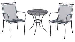 Living Accents Black Steel Chair Winston