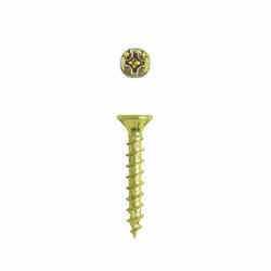 SPAX No. 8 x 1 in. L Phillips/Square Flat Yellow Zinc Steel Multi-Purpose Screw 30 each