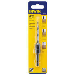 Irwin 7/32 in. Dia. Countersink 1/4 in. Quick-Change Hex Shank 1 pc. High Speed Steel