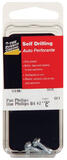 HILLMAN 10 x 1 in. L Pan Head Phillips Steel 4 per box Sheet Metal Screws Zinc-Plated