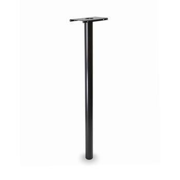 Architectural Mailboxes Pacifica 53.5 in. Powder Coated Black Galvanized Steel Mailbox Post