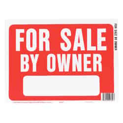 Hy-Ko English Red Informational Sign 8.5 in. H x 12 in. W