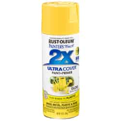 Rust-Oleum Painter's Touch Ultra Cover Gloss Spray Paint 12 oz. Sun Yellow