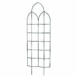Panacea 72 in. H Black Steel Trellis
