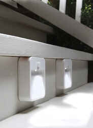 Mr. Beams White Battery Powered LED Puck Light 2 pk