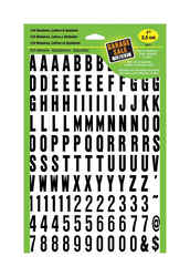 Hy-Ko Vinyl Black 1 in. Letters and Numbers Self-Adhesive 0-9, A-Z