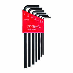 Eklind Tool 5/64 to 1/4 SAE Long Arm Hex Key Set 7 pc. Multi-Size in.